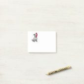 KerstDalmatian Dog Post-it® Notes (Op bureau)