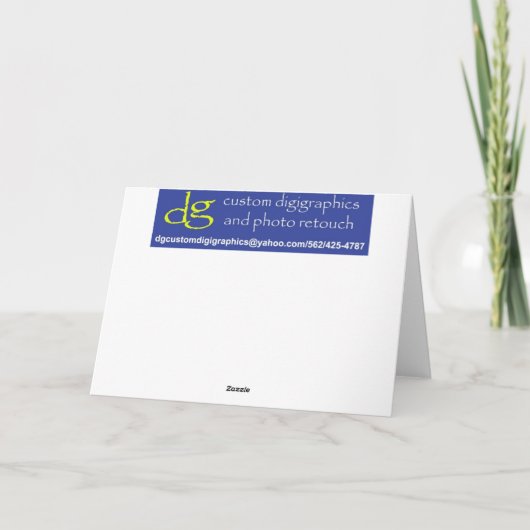 kerstdalmatie feestdagen kaart (Achterkant)