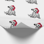 Kerstdalmatiër Cadeaupapier (Hoek)