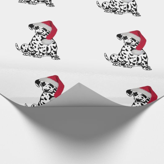 Kerstdalmatiër Cadeaupapier (Hoek)