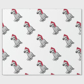 Kerstdalmatiër Cadeaupapier (Vlak)