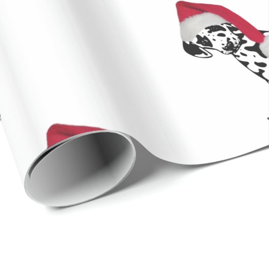 Kerstdalmatiër Cadeaupapier (Rol Hoek)