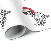 Kerstdalmatiër Cadeaupapier (Rol Hoek)