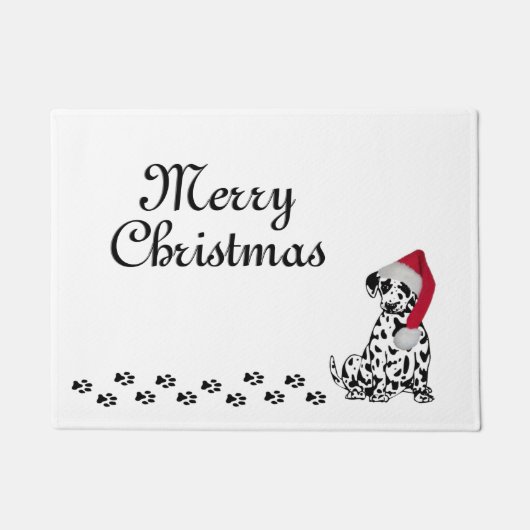Kerstdalmatiër Deurmat (Voorkant)