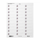 Kerstdalmatiër Etiket (Full Sheet)