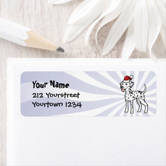 Kerstdalmatiër Etiket (Insitu)