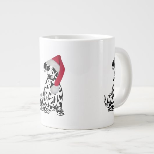 Kerstdalmatiër Grote Koffiekop (Voorkant rechts)