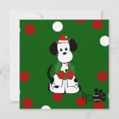 Kerstdalmatiër Kaart (Achterkant)