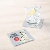 Kerstdalmatiër Kartonnen Onderzetters (Insitu)