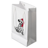 Kerstdalmatiër Klein Cadeauzakje (Voorkant Gekanteld)