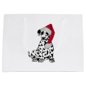 Kerstdalmatiër Large Cadeautasje (Voorkant)