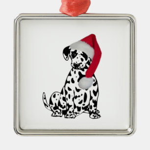 Kerstdalmatiër Metalen Ornament