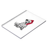 Kerstdalmatiër Notitieboek (Linkerzijde)