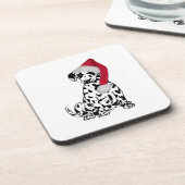 Kerstdalmatiër Onderzetter (Linkerzijde)