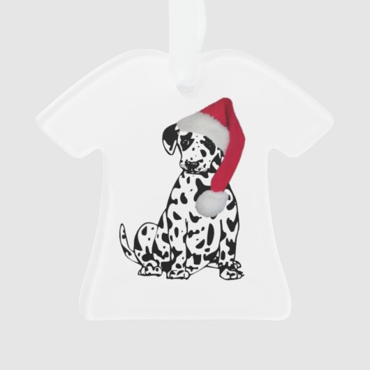 Kerstdalmatiër Ornament (voorkant)