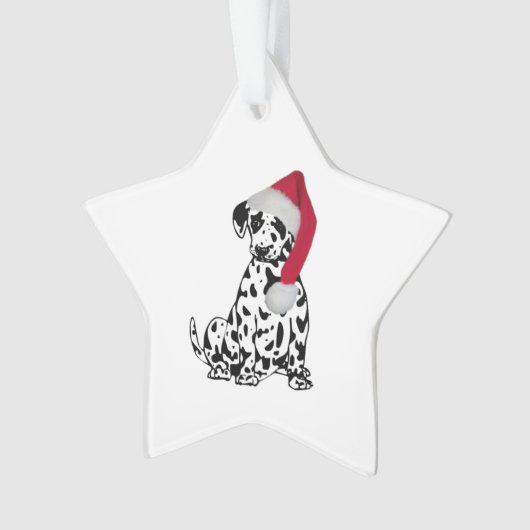 Kerstdalmatiër Ornament (voorkant)
