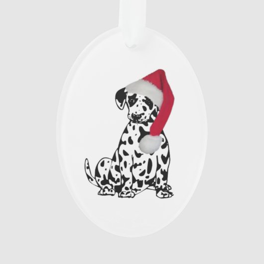 Kerstdalmatiër Ornament (achterkant)