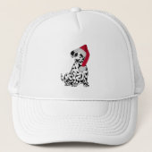 Kerstdalmatiër Trucker Pet (Voorkant)