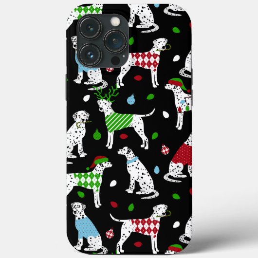 KerstDalmatische iPhone Hoesje-Mate-draagtas Case-Mate iPhone Case (Achterkant)
