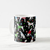KerstDalmatische koffie-Mok Koffiemok (Voorkant links)