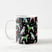 KerstDalmatische koffie-Mok Koffiemok (Links)