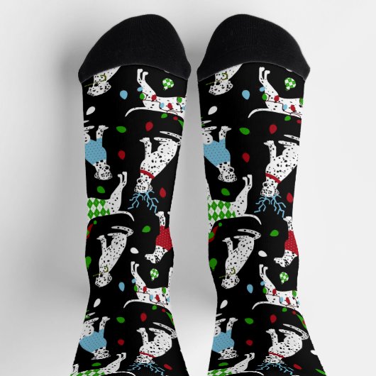 kerstDalmatische sokken (Top)
