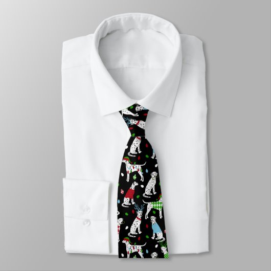 KerstDalmatische Stropdas (Gebonden)