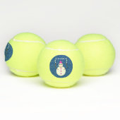 Kerstdame Juggling Snowball Funny Tennisballen (Multi)
