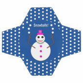 Kerstdame Juggling Snowball Funny Voetbal (Enkel)