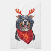Kerstdanese mountain Dog Bath Towel Theedoek (Verticaal)
