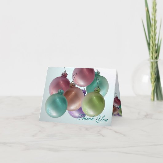 Kerstdank Bedankkaart (Voorkant)