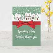 Kerstdank bedankt dat je licht-groen-boei hebt opg kaart (Gele Bloem)