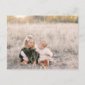 Kerstdank, foto-briefkaart briefkaart (Voorkant)