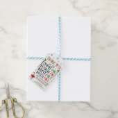 Kerstdank Munt Labels Cadeaulabel (Met Touw)