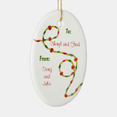 Kerstdank Ornament (Rechts)