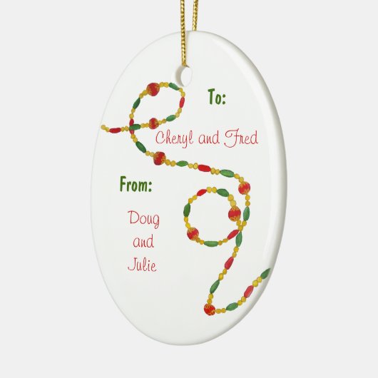 Kerstdank Ornament (Links)