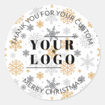 kerstdank voor kleine zakelijke Logo