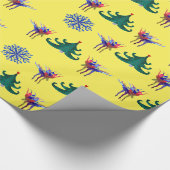 kerstdans cadeaupapier (Hoek)