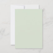 Kerstdans Huwelijksdetails Kaart (Achterkant)