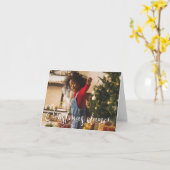 kerstdans kaart (Gele Bloem)