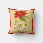 Kerstdansen Baby Angels Kussen (Voorkant)