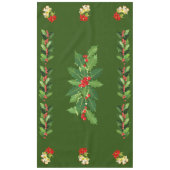 Kerstdansen Baby Angels op groen Tafelkleed (Voorkant)