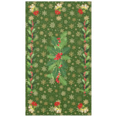 Kerstdansen Baby Angels op sneeuwvlokken Tafelkleed (Voorkant)