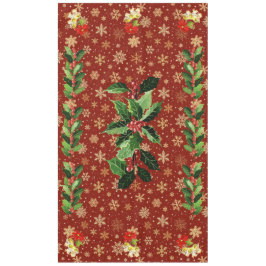 Kerstdansen Baby Angels Rood en Sneeuwvlokken Tafelkleed