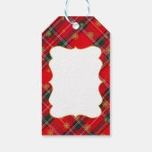 Kerstdansen Golden Retrievers Cadeaulabel (Achterkant)