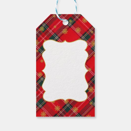 Kerstdansen Golden Retrievers Cadeaulabel (Achterkant)