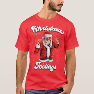 kerstdansen in de sneeuwkermis t-shirt