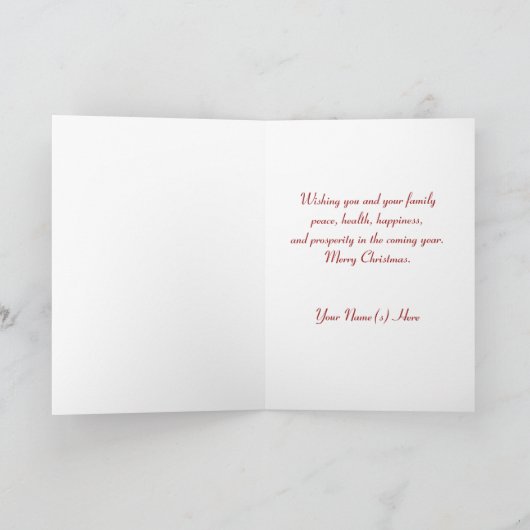 kerstdansen met Elves Custom Kerstmis Feestdagen Kaart (Binnen)