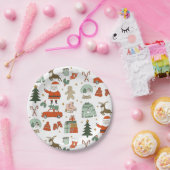 Kerstdansen schattige feestdagen Bord (Feest)