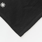 Kerstdansen Skeletten Funny Xmas Botten Gothic Fleece Deken (Hoek)